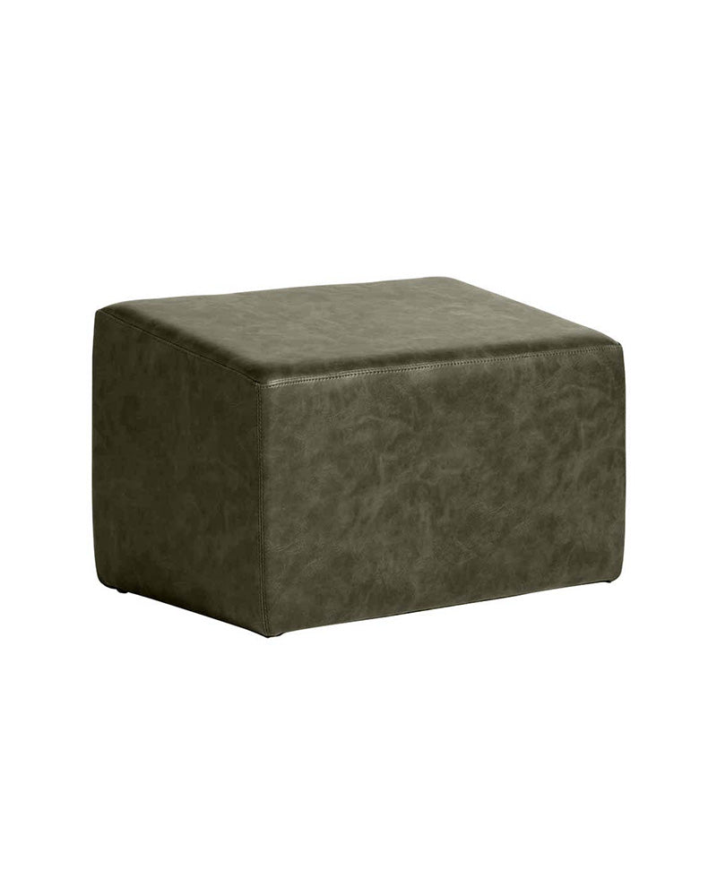 Ottoman Sage green- Benstøtte til vaskestol fra Comfortel med tekstureret polstring og ottoman-formet støtte